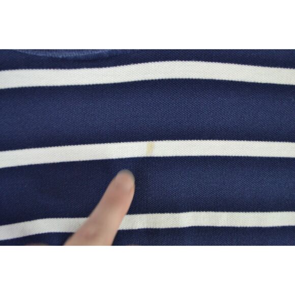 Polo Ralph Lauren Men's XL Blue Striped Short Sleeve Polo Shirt - Picture 9 of 13